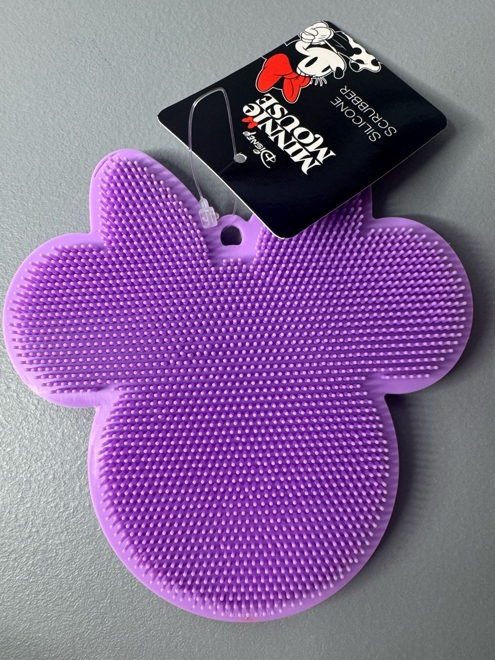 Disney Minnie Mouse with bow Silicone Cleaning Pad in Purple cute kitchen makeup